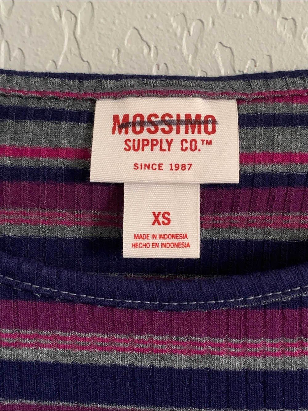 Mossimo Supply Co. Striped Cold-Shoulder Ruffle Top - Picture 5 of 9